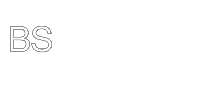 Logo mit der Schrift "BS Parksysteme" in weißer und grauer Schrift auf schwarzem Hintergrund.