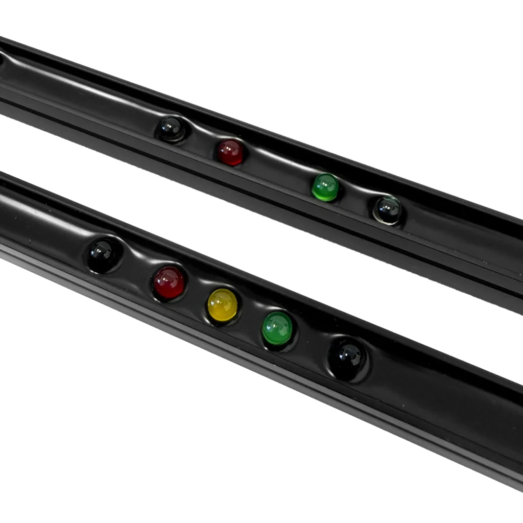 Sicherheitslichtvorhang der CARDIN CDR-REDSL-Serie zur Absicherung von Durchgängen und Gefahrenbereichen an automatischen, industriellen Schiebetüren und Schiebetoren